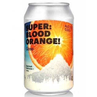 Хаусман Гозе Пинч оф Салт / HAUSMANN Super Blood Orange Gjse 0,33л. алк.5% ж/б.