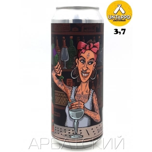 Хопхэд соур эль версия 7 / HopHead Cherry Sour 0,5л. алк.6% ж/б.