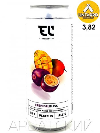 El Tropical Bliss Smoothie Sour Ale / Смузи 0,5л. алк.5% ж/б.