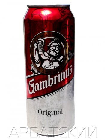 Гамбринус Ориджинал / Gambrinus Original 0,5л. алк.4,3% ж/б.