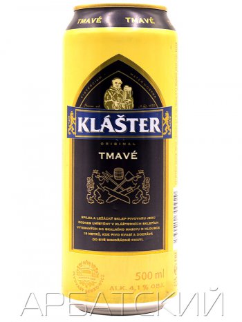Клаштер Тмаве / Klaster Tmave 0,5л. алк.4,1% ж/б.