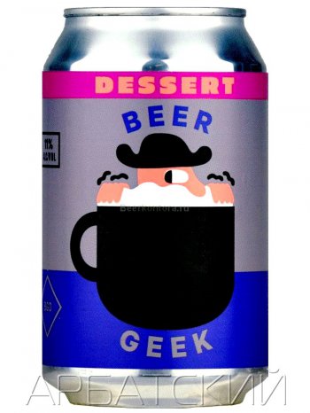 Миккеллер Бир Гик Дессерт / Mikkeller Beer Geek Dessert 0,33л. алк.11% ж/б.