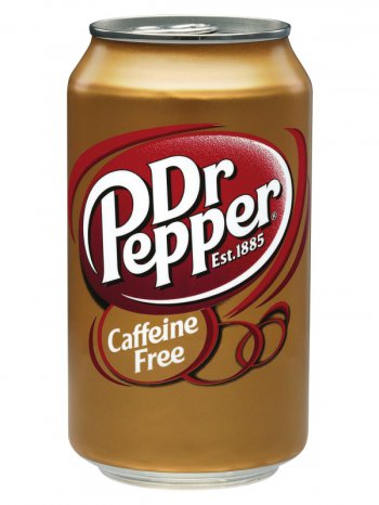 Напиток Доктор Пеппер Кофеин Фри / Dr. Pepper Caffeine Free 0,355л. ж/б.