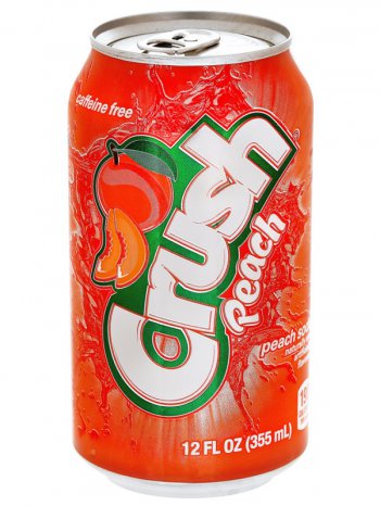 Напиток Краш Персик / Crush Peach 0,355л. ж/б.