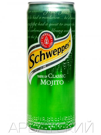 Напиток Швепс Мохито / Schweppes Mojito 0,33л. ж/б.
