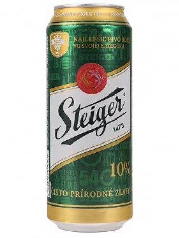 Штайгер 10% Светлый / Steiger 10% Svetly 0,5л. алк.4,1% ж/б.