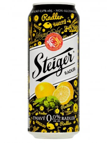 Штайгер Радлер Тмаве Цитрон(Лимонный) б/а / Steiger Radler 0,5л. ж/б.