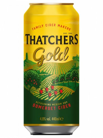 Сидр Тэтчерс Голд / Thatchers Gold п/сух. 0,5л. алк.4,8% ж/б.